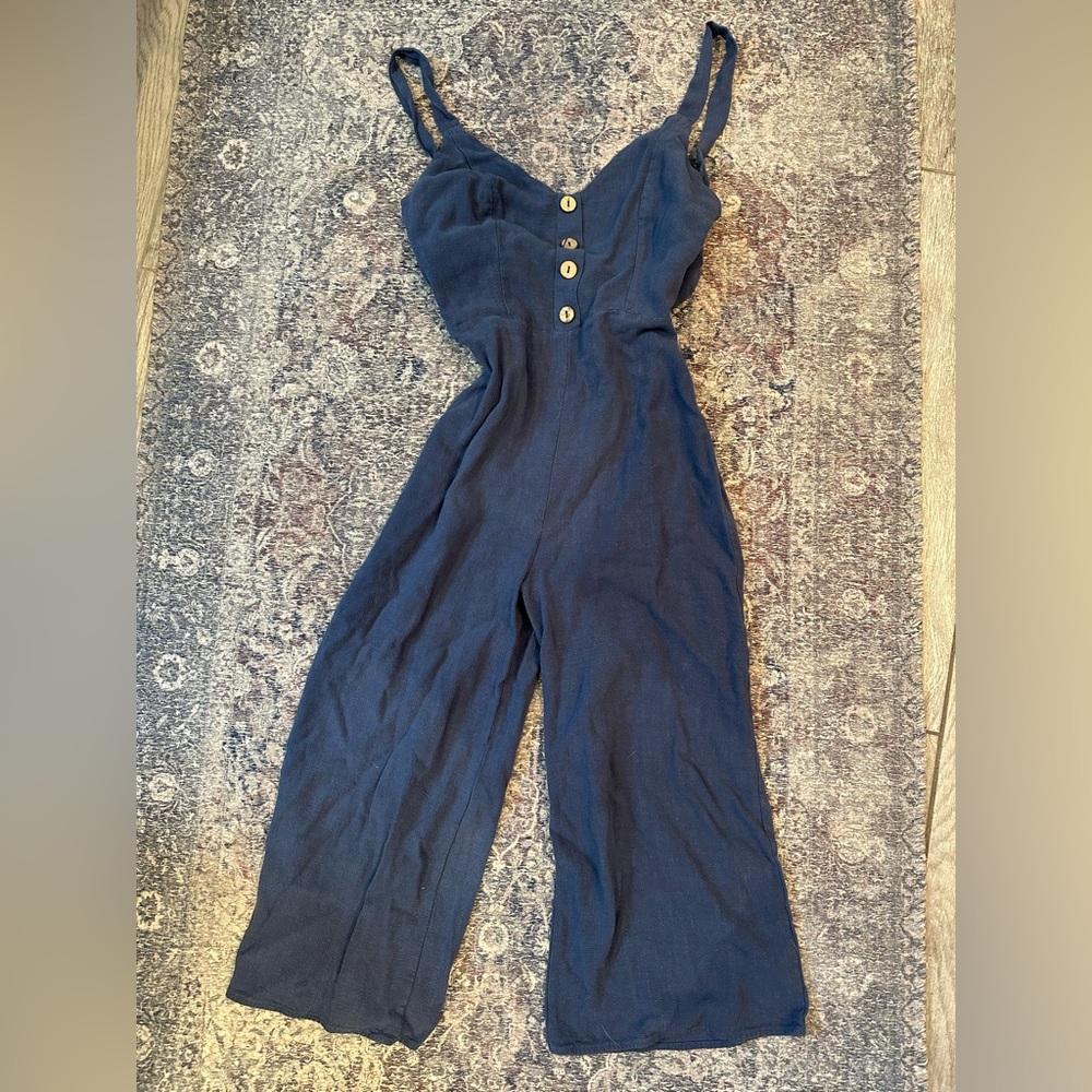 Elegant Blue Jumpsuit
